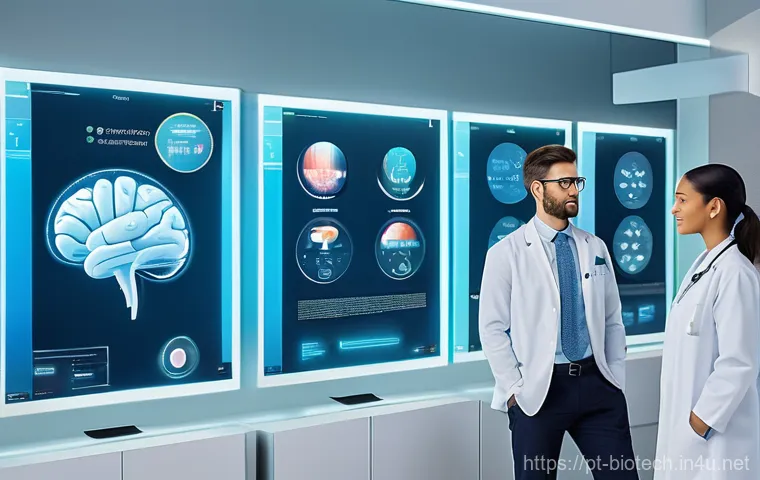 바이오 기술 트렌드 - Image Prompt 1: The Dawn of Personalized Healthcare**
