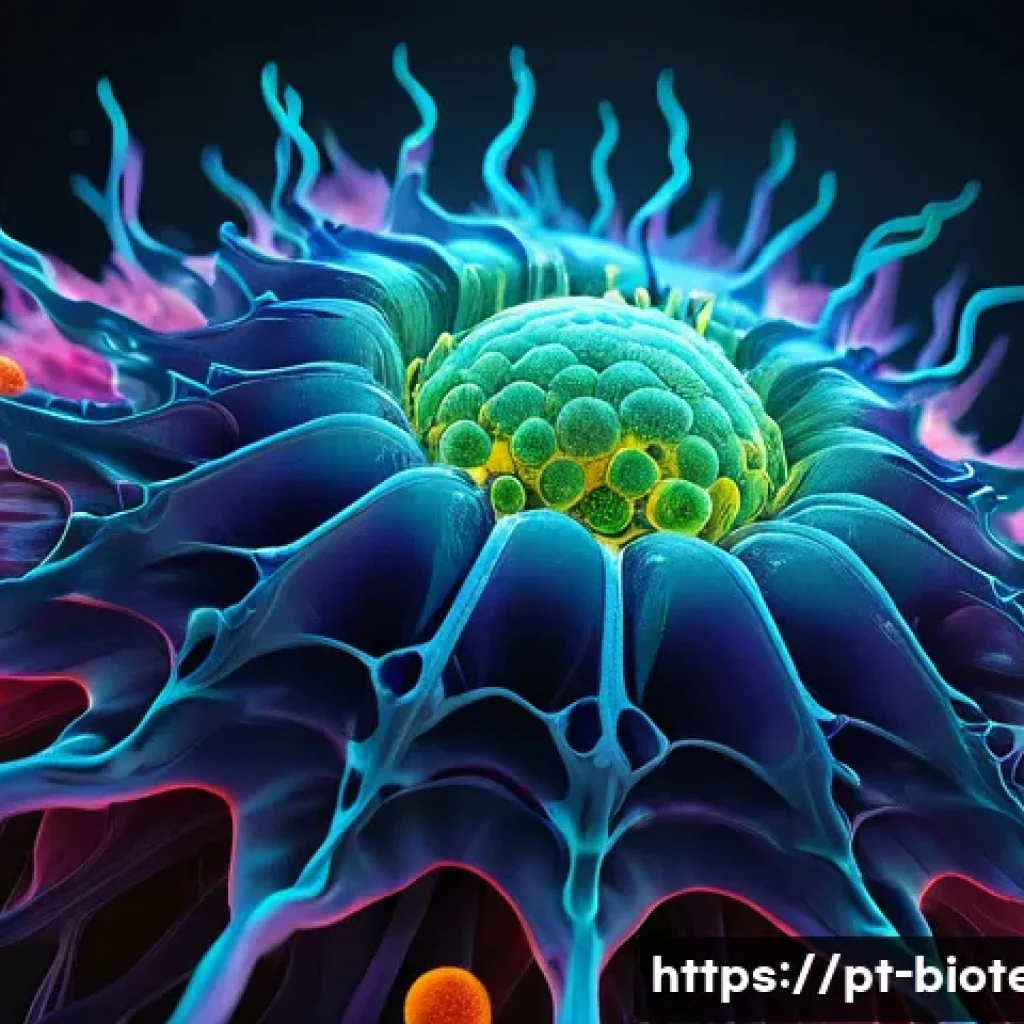 지능형 약물 전달 시스템 - **Prompt 1: The Intelligent Navigator**
"A vibrant, highly detailed microscopic rendering of adv...